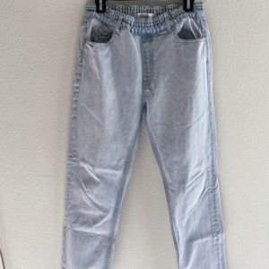 Caroline Constas oversized paper bag waist jeans